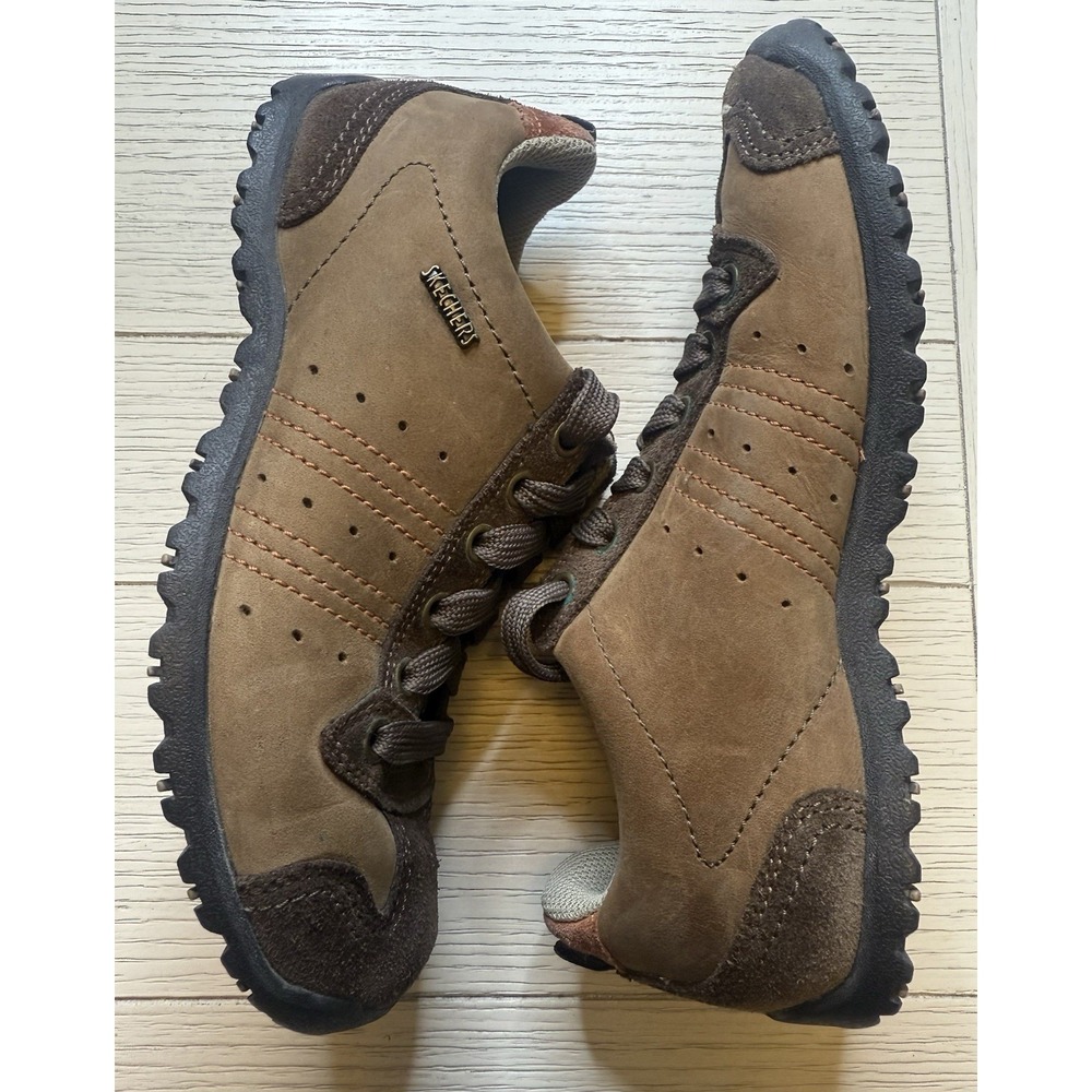 Skechers Women's Brown Suede Sneakers